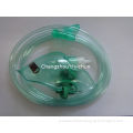 Customized Size Pvc Green Oxygen Mask With Adjustable Nose Clip For Adult